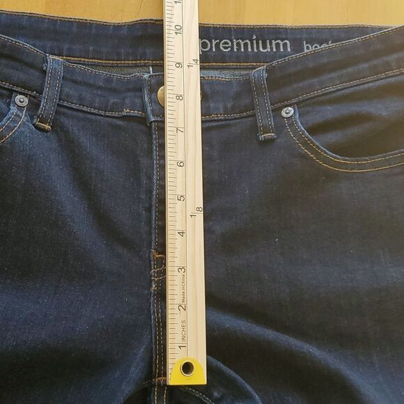 GAP PREMIUM BOOTCUT JEANS DARK WASH SIZE 12 / 31 STRETCH COTTON - Picture 9 of 10